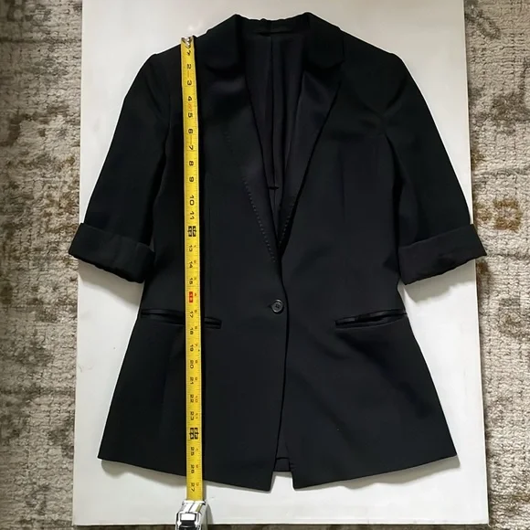 AllSaints Aiers Blazer in Black US 4 - Picture 12 of 16